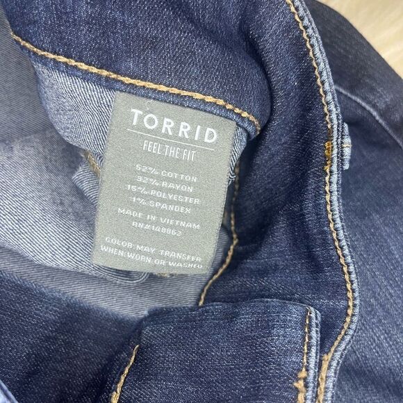 Torrid jeggings dark wash sz 22T - Picture 3 of 7
